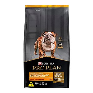 Ração Pro Plan Cães Adultos Calorias Reduzidas Raças Médias e Grandes Frango 2,5 kg