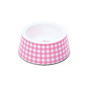 Comedouro Plástico Vichy Jambo Rosa 170 ml