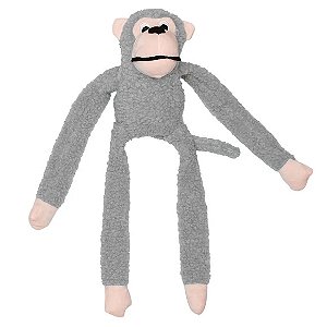 Pelúcia Macaco Limited Jambo Cinza Único