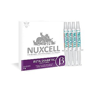 Suplemento Nuxcell Beta Diabetic para Cães e Gatos 8 g