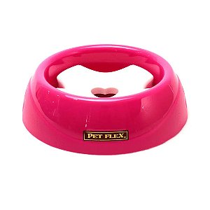 Bebedouro Pelo Longo Pet Flex Rosa P