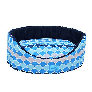 Cama Oval Atlanta Emporium Distripet Azul P