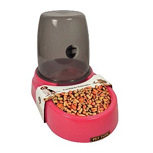 Comedouro Automático Pet Flex Rosa 1,8 L