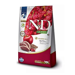 Ração N&D Quinoa Feline Adult Hairball 15Kg