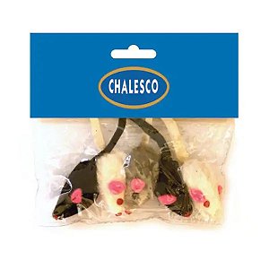 Brinquedo de Pelúcia Ratinhos Chalesco Único