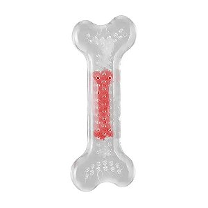 Brinquedo Osso Silicone Boninho Carne Jambo G
