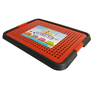 Banheiro Super Xixi Fácil Vermelho Furacão Pet Único