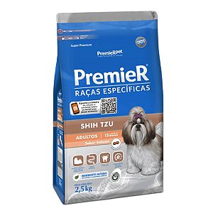 Ração Premier Shih Tzu Adultos Salmão 2,5 kg
