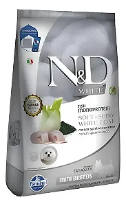 Nd White Canine Ad Mini Merluza 2kg