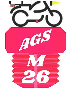 Bujão Rosa M26, Oleo Carter, Moto Carro Caminhão