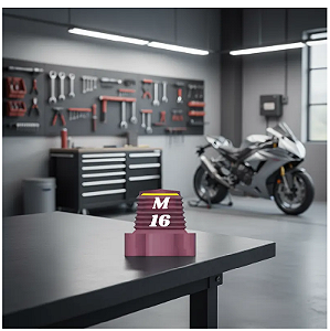 Bujão Rosa M16, Bujão Carter, Moto Carro Caminhao