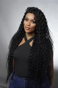 Lace front Super Curl cor 1b