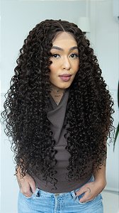 Lace Front Mirela Castanho Natural