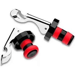 Tampa Garrafa 2 Peças Para Vinho Abridor De Garrafa Preto - Brinox