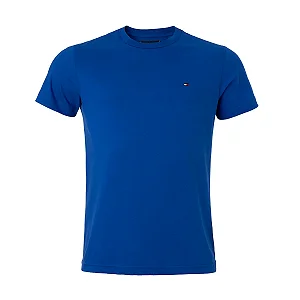 Camiseta Tommy Hilfiger Masculina Essential Cotton Cor Azul Royal