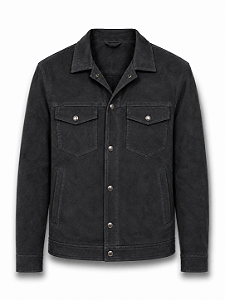 Jaqueta Reserva Trucker Suede Grafite