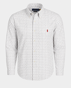 Camisa Ralph Lauren Xadrez Oxford Gray check