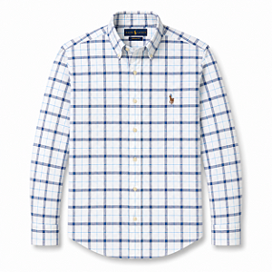 Camisa Ralph Lauren Xadrez Hampton Blue Check