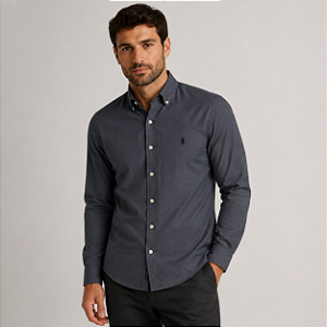 Camisa RL Xadrez Fontana Grafite