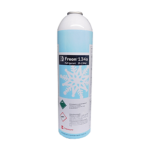 GARRAFA 1KG GÁS REFRIGERANTE CHEMOURS DUPONT FREON R134A