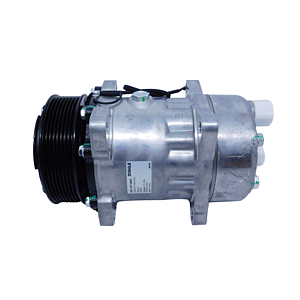 COMPRESSOR 7H15 8 ORELHAS 8PK 12V 119MM SAIDA TRASEIRA MAHLE