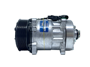 COMPRESSOR SANDEN 7H15 4866 8PK 119MM 24V 8 ORELHAS FLX EDGE