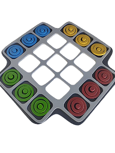 Jogo de Tabuleiro Otrio para até 4 jogadores