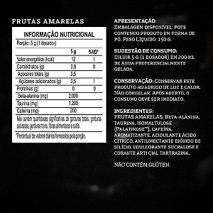 PRE TREINO EVORA PW FRUTAS AMARELAS 150G