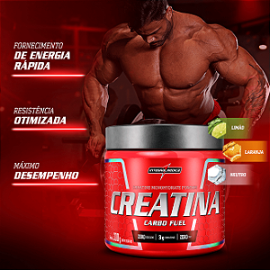 CREATINA INTEGRAL MEDICA CARBO FUEL LARANJA 300G
