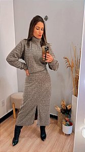 CONJUNTO LÃ PLUS SIZE NUDE GG