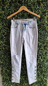 CALÇA JEANS  LAVADO  RAZZO   40
