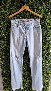 CALÇA JEANS LAVADO  COLCCI 40