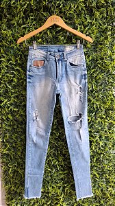 CALÇA JEANS LAVADO   PATOGE   38