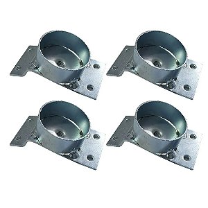 Kit 4 Chapa Inclinada Suporte Pé Palito Com Reforço Para Pés