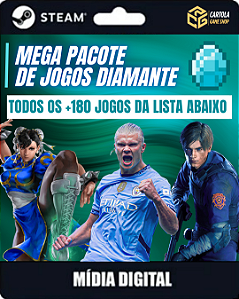 MEGA COMBO DIAMANTE +180 JOGOS (Assassins Shadows, khazan deluxe, dbz parking etc.)  - STEAM PC