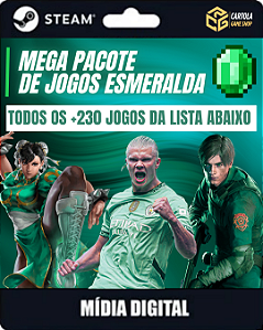 MEGA COMBO ESMERALDA +230 JOGOS (, khazan deluxe, dbz parking etc.)  - STEAM PC