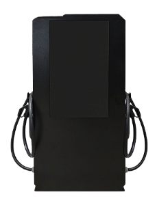 Carregador Rápido DC 80 kW com conector CCS2 tela de 50"| eletroposto
