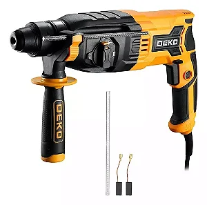 Martelete Perfurador Rompedor Combinado Impacto Potência 850W 220v 5500bpm Isolamento Duplo Deko