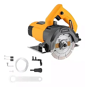 Serra Mármore 110V 60Hz Potência 1200W 14000rpm 4.3/8" Polegadas Disco Isolamento Duplo Com Refrigeração - Deko