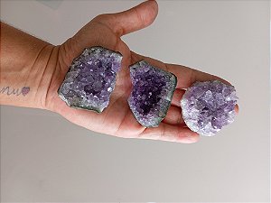 Mini Drusa de Ametista - Proteção Espiritual, Paz e Intuição