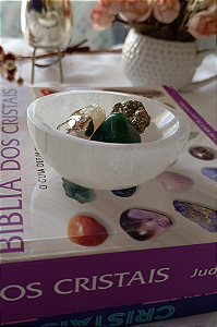 Bowl de Selenita – Limpeza Energética, Purificação, Proteção