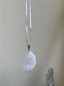 Pingente de quartzo cristal rolado - Amplificação, Purificação e Energização