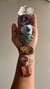Kit 7 Chakras bruto – Equilíbrio, Energia e Bem-Estar