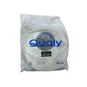 PAPEL FILTRO QUALITATIVO 12,5CM 80G - PCT/100 - JPROLAB