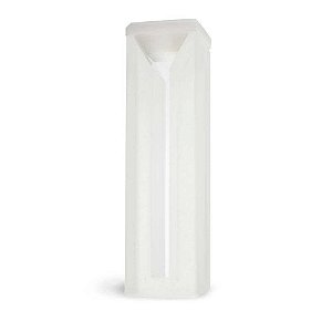 CUBETA EM QUARTZO 1ML ES 2 FACES POLIDAS PASSO 10MM - KASVI