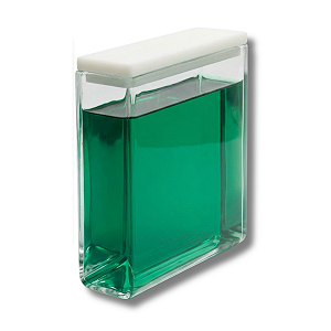 CUBETA EM VIDRO OPTICO 14ML 2 FACES POLIDAS PASSO 40MM - KASVI