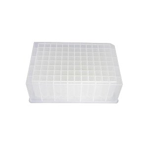 MICROPLACA 96 POÇOS PROFUNDO 2,2ML FUNDO V QUADRADO NAO ESTERIL- CX /24 - KASVI