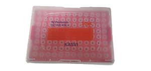 PONTEIRA 1-10 µL LONGA S/ FILTRO BX RETENÇAO TRANSP. ESTERIL LIVRE DNASE RNASE - RACK/96 - KASVI