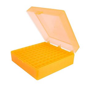 RACK PARA 100 TUBOS CRIOGÊNICOS/MICROTUBOS 1,5-2,0ML LARANJA - KASVI