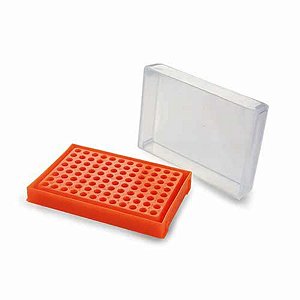RACK PARA PCR 96 POÇOS 0,2ML CORES SORTIDAS - KASVI